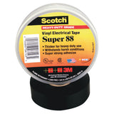 Super 88 Vinyl Electrical Tape, 1-1/2 in x 44 ft, Black 500-103646