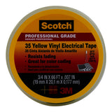 Vinyl Electrical Color Coding Tape, 35, 3/4 in W x 66 ft L, Orange 500-108696