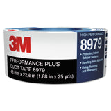 Performance Plus Duct Tape 8979, 48 mm x 54.8 m x 12.1 mil, Black 405-048011-53918