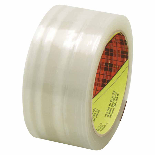 High Performance Box Sealing Tapes 373, 48 mm x 50 m, 2.5 mil Thick Clear 405-021200-72368