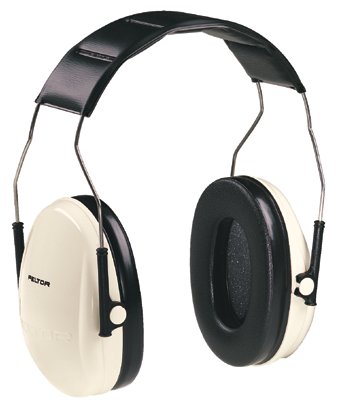 PELTOR Optime 95 Earmuff, 21 dB NRR, White/Black, Over the Head 247-H6A/V