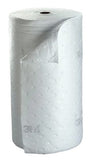 High-Capacity Petroleum Sorbent Roll, Absorbs 73 gal, 38 in x 144 ft 498-HP-100