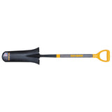 Comfort Step Drain Spade, 16 in L x 7.75 in W blade, Round Point, 24 in American Hardwood D-Grip Handle 027-2540700