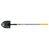 Forged Round Point Shovel, 11.5 in L x 9 in W blade, Round Point, 47 in Fiberglass Straight Cushion Handle 027-2584300