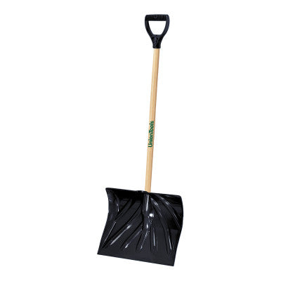 Shovel, Snow, 18 in x 13-1/2 in Blade, Hardwood D-Handle 027-1627400