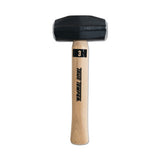 Toughstrike Double-Face Hand Drill Hammer, 3 lb Head, 10-1/2 in Straight American Hickory Handle 027-20188100