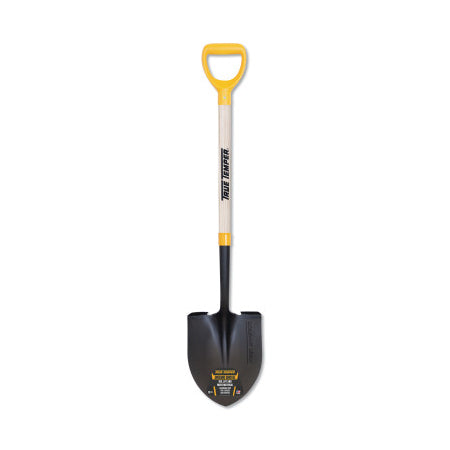 Round Point Shovels with D-Grip Handle, 9 in L x 5.31 in W blade, Hardwood Handle 760-2585900