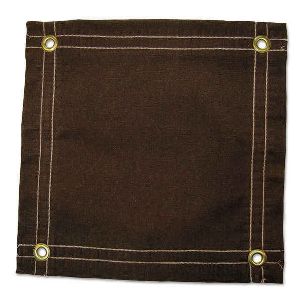 Protective Tarp, 6 ft W x 8 ft L, Mildew/Water Resistant, Canvas, Brown 103-92560