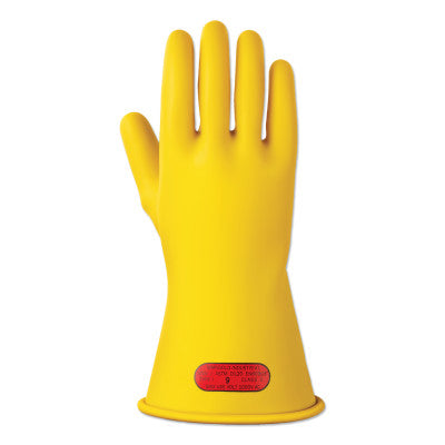 RIG Electrical Insulating Gloves, 11 in L, Class 0, Size 10, Yellow 012-11-374-4-10