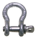 C-419-S Series Anchor Shackle, 1-1/4 in Opening, 3/4 in Bail Size, 4-3/4 t, Screw Pin Shackle 193-5411205