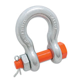 Alloy Anchor Galvanized Shackles, 5/8 in Bail Size, 5 Tons, Bolt Shackle 193-5391095