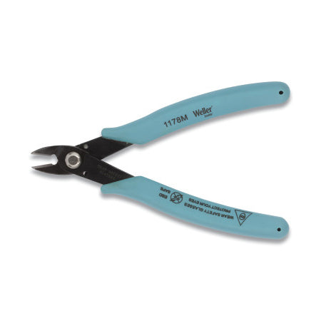 Shear Cutting Plier, 14 AWG, 143 mm, Flush Cut, Blue 188-1178MN