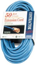 Vinyl Extension Cord, 50 ft, 1 Outlet 172-02468