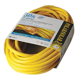 Polar/Solar Extension Cord, 50 ft, 1 Outlet, Yellow 172-01688