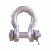 Bolt & Nut Anchor Shackles, 1/2 in Bail Size, 3.3 Tons 490-M850AG