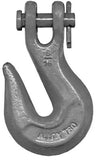 Clevis Grab Hooks, 1/4 in, 3500 lb, Grade 80, Orange 490-M804A