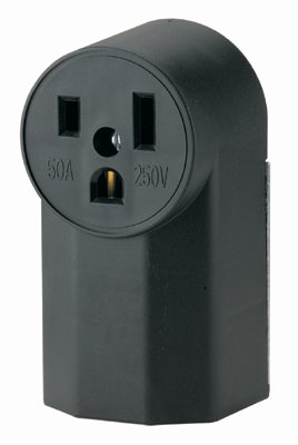 Plug and Receptacle, 2-Pole, 3-Wire, Grounding Receptacle, NEMA 6-50R 309-1252