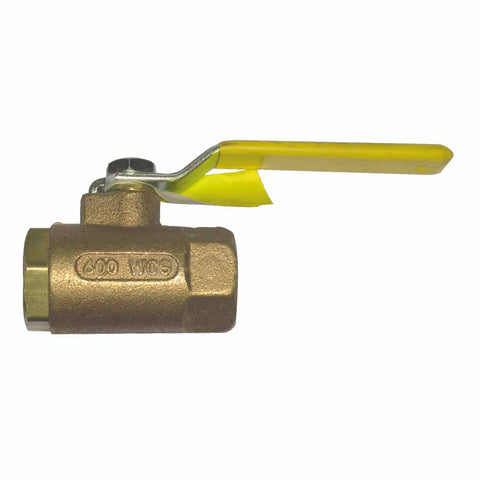 Bronze Ball Valves, 1 in (NPT) Inlet, Female/Female, Bronze 238-BBV100