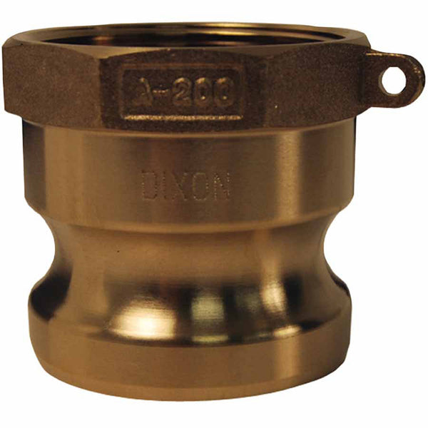 Global Type A Adapters, 3/4 in (NPT), Brass 238-G75-A-BR