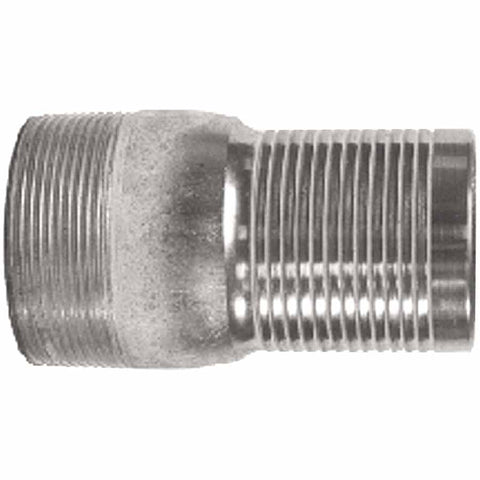 King Combination Nipples, 3/4 in x 3/4 in (NPT) Male, Stainless Steel 238-RST5