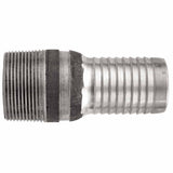 King Combination Nipples, 1/2 in x 1/2 in (NPT) Male, Steel 238-ST1