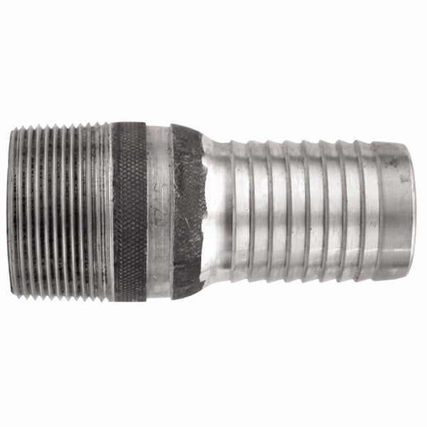 King Combination Nipples, 1 1/4 in x 1 1/4 in (NPT) Male, Steel 238-ST15