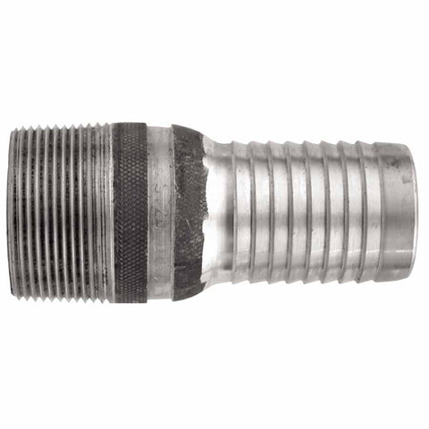 King Combination Nipples, 1 1/4 in x 1 1/4 in (NPT) Male, Steel 238-ST15