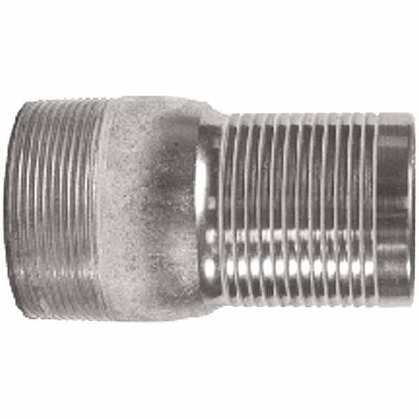 King Combination Nipples, 4 in x 4 in (NPT) Male, Plated Steel 238-STC40