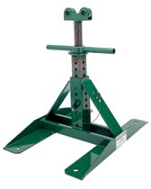 Reel Jack Stand, 22 in to 54 in H, 2500 lb Capacity, 46 in to 96 in dia Reel, Steel 332-687