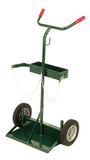 Series 140 Truck, Holds 9-1/4 in to 10-1/2 in Cylinders, 10 in Solid Rubber, Ball Bearing Wheels 338-142-86