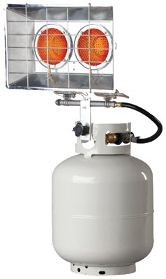 Portable Propane Radiant Heaters, 20000 Btu/h, 15 h 373-MH30T