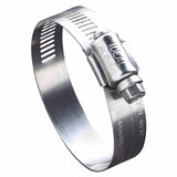 68 Series Worm Drive Clamp, 4" Hose ID, 2 1/2"-4 1/2" Dia, Stnls Steel 201/301 420-6864