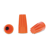 Wire-Nut Wire Connector, Orange, 100 per Box 131-30-073