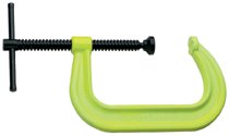 400 SF Hi-Visibility Safety C-Clamps, Sliding Pin, 4 1/8 in Throat Depth 825-14303