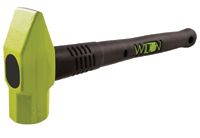 B.A.S.H Unbreakable Handle Cross Pein Hammer, 3lb, 16 in Rubber and Steel Handle 825-30316