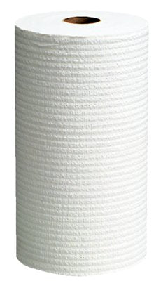 X60 Cloth Wiper, White, 9.8 in W x 13.4 in L, Small Roll, 130 Sheets/Roll 412-35401