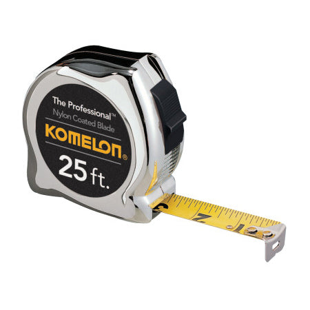 Professional Series Power Tapes, 1 in x 25 ft, Inch/Metric, Yellow/Black 416-4925-IM