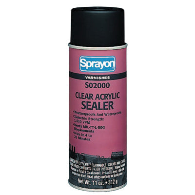 Clear Acrylic Sealants, 16 oz Aerosol Can, Clear 425-S02000000