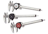 120 Series Dial Caliper, 0 to 6 in, Stainless Steel Tip, White Display 681-64514