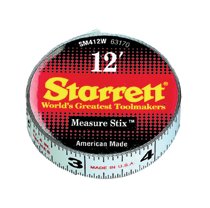 Measure Stix Steel Measuring Tapes, 3/4 in x 6 ft 681-63169