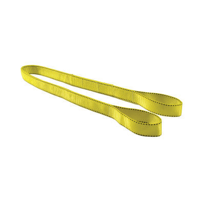 Pro-Edge Web Sling, 2 in x 4 ft, Eye To Eye, Nylon, Yellow 439-EE292x4ND