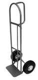 D-Handle Hand Truck, 800 lb Load Cap, 7.5 in x 14 in Toe Plate, Pneumatic with Steel Hub Wheels 310-30019