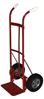 Dual Handle Hand Truck, 600 lb, Dual Handle, Solid Rubber Wheels 310-47132