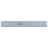 Series 182 Steel Rulers, 6 in, 4R, Wide, Stainless Steel, Rigid 504-182-101