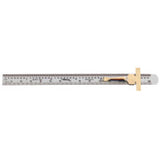 Series 950 Pocket Steel Rulers, 6 in, Stainless Steel 504-950-300