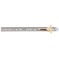 Series 950 Pocket Steel Rulers, 6 in, Stainless Steel 504-950-300