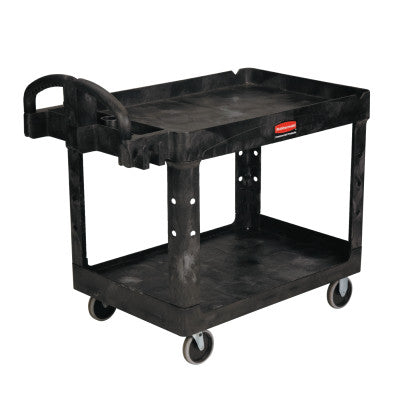 Utility Cart, 500 lb Load Capacity, 25-7/8 in W x 45-1/4 in D x 33-1/4 in H, Black 640-FG452088BLA