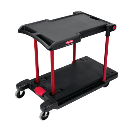 Convertible Utility Carts, 250 lb; 400 lb, 42 1/2 X 23 4/5 X 34 2/5h, Black 640-FG430000BLA