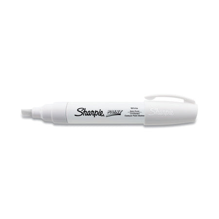 Oil Based Paint Marker, White, Bold, Chisel 652-35568