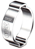 2-Ear Zinc-Plated Hose Clamp, 15/16 in OD, 0.831 in-0.984 in dia, 0.394 in W 320-10100032